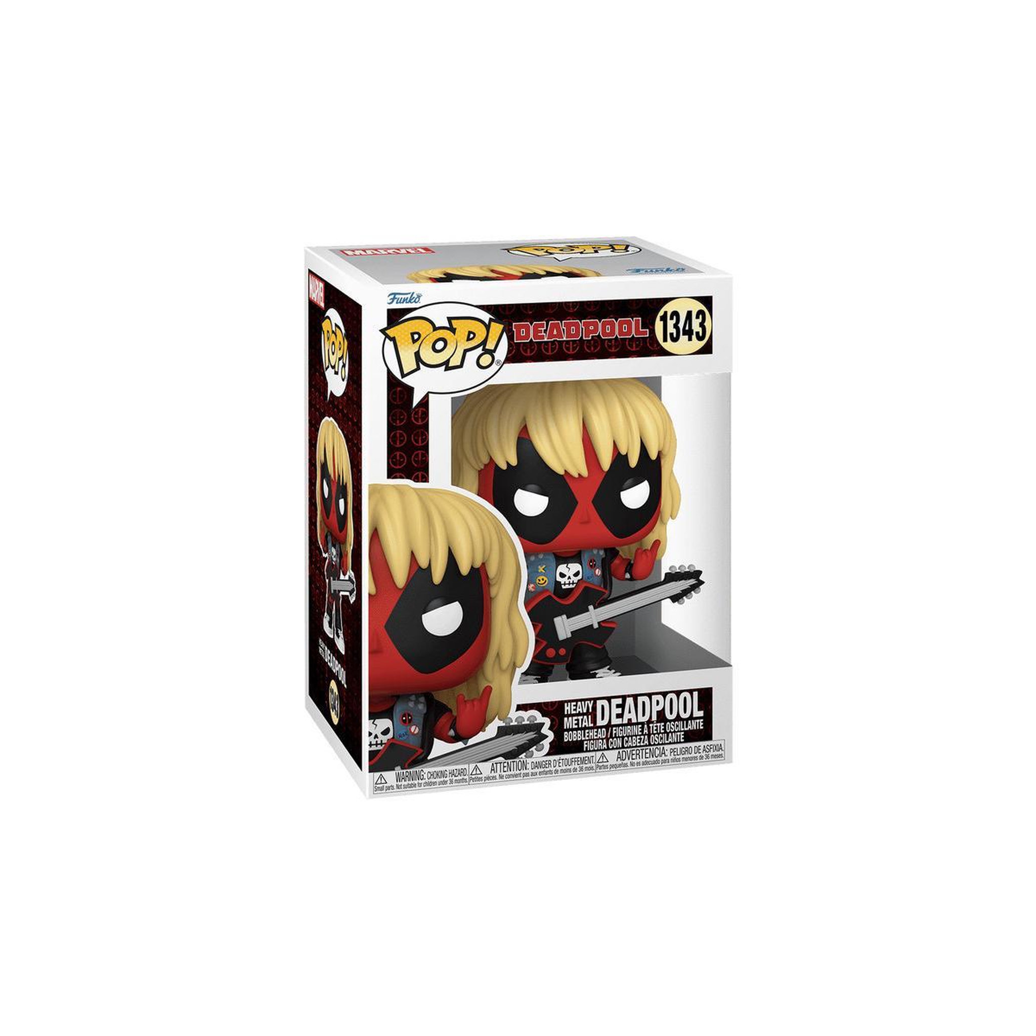 Voir la diapositive 3 : Funko Figurine Funko Pop Marvel Deadpool Metal Band