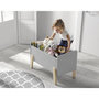 Voir la diapositive 2 : Paris Prix Pack - Lit Enfant, Chevet & Coffre à Jouets  Kiddy  90x200cm Gris