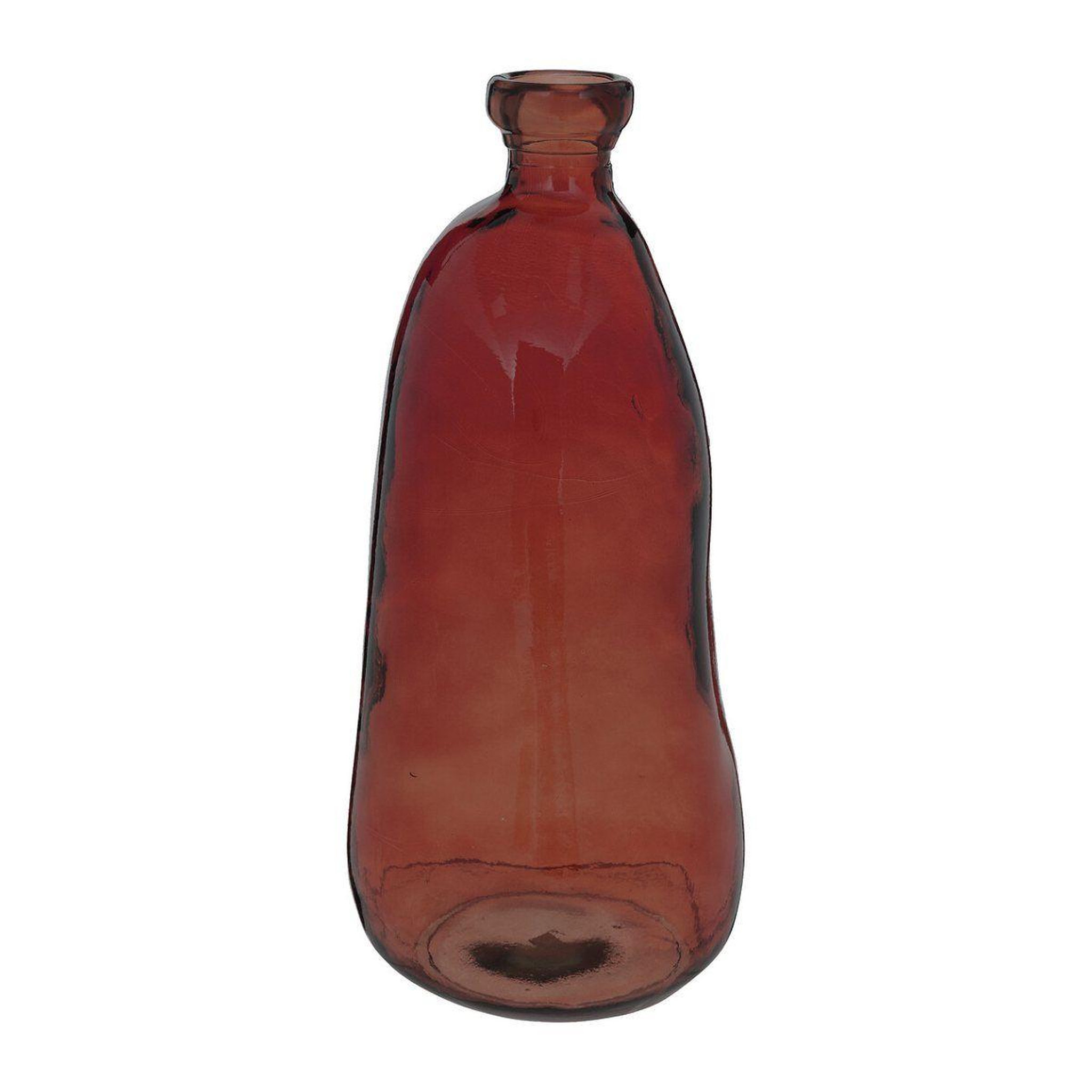 ATMOSPHERA Vase bouteille en verre  uly  51cm ambre