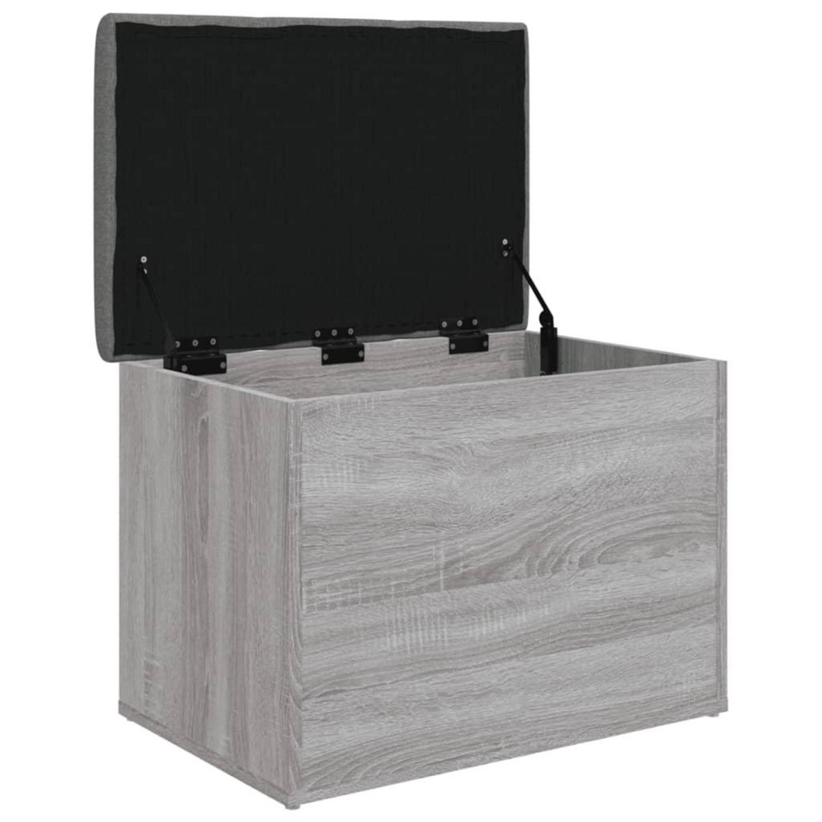 VIDAXL Banc de rangement sonoma gris 62x42x45 cm bois d'ingenierie