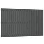 Voir la diapositive 2 : VIDAXL Tete de lit murale Gris 147x3x90 cm Bois massif de pin