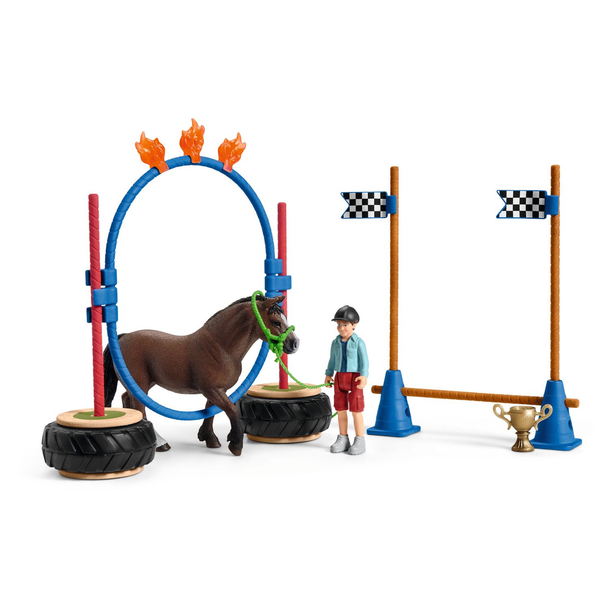 Schleich Course d'agility pour poney Farm world