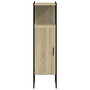 Voir la diapositive 5 : VIDAXL Armoire de salle de bain chene sonoma 33x33x120,5 cm