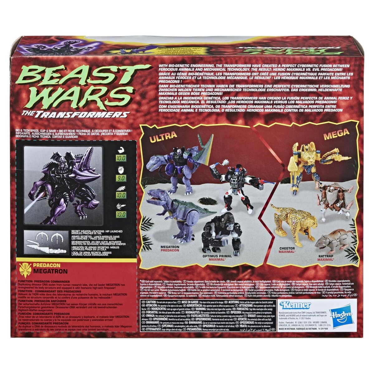 HASBRO Figurine Transformers Beast Wars vintage T-Rex Megatron