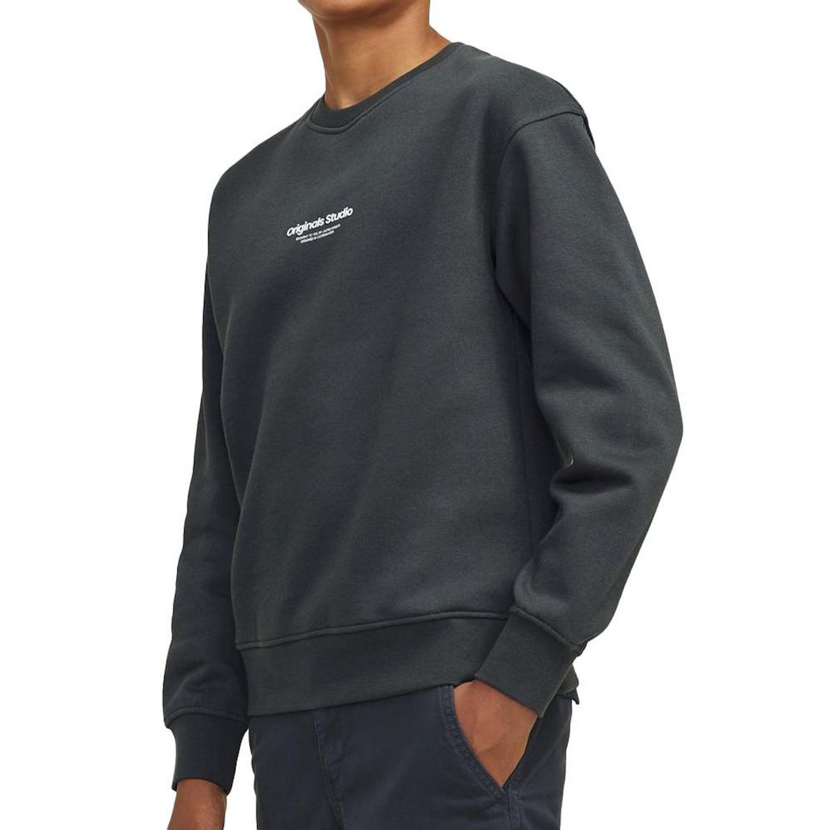Jack & Jones Sweat Vert Foncé Garçon Jack & Jones Esterbro