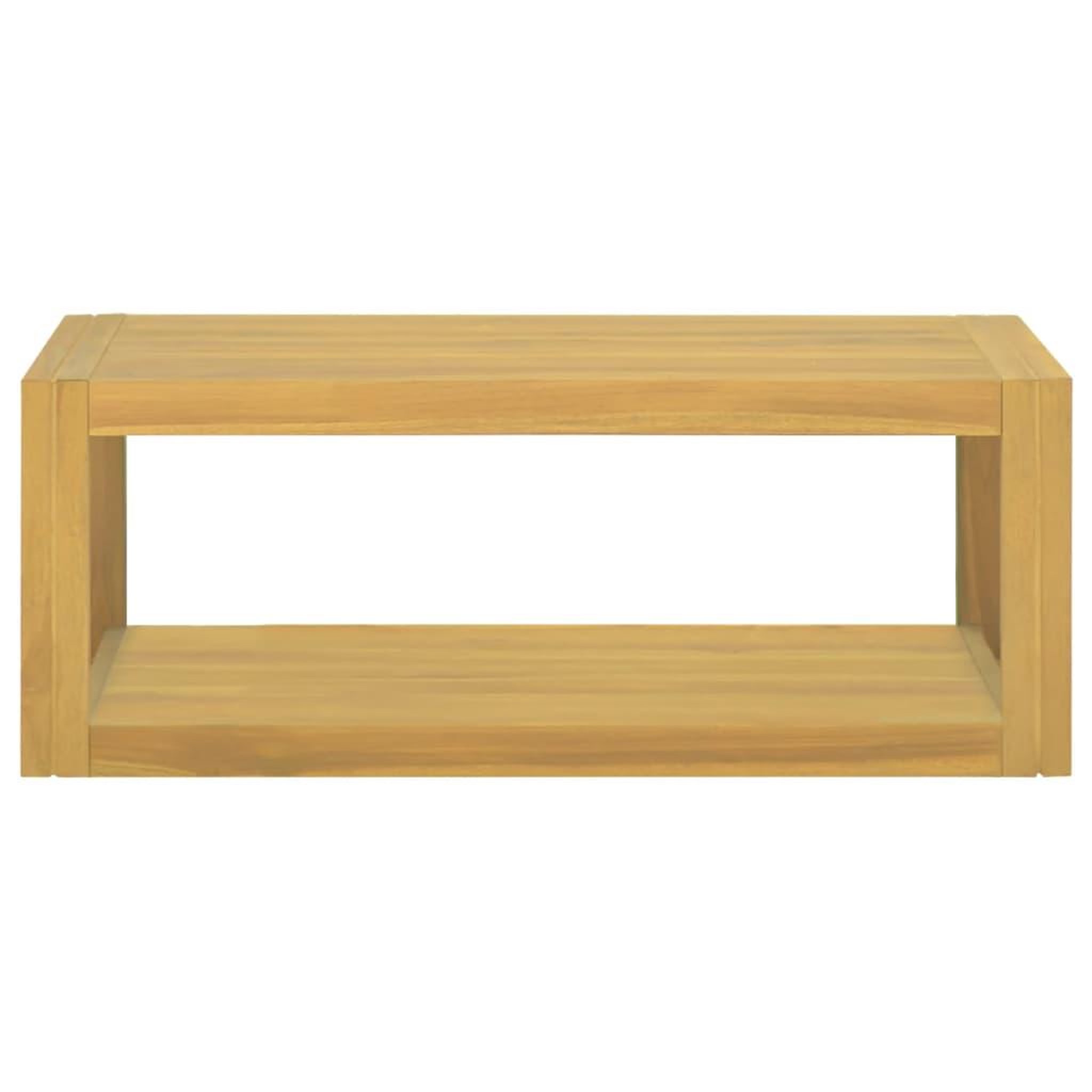 Voir la diapositive 2 : VIDAXL Armoire murale de salle de bain 90x45x35 cm Bois de teck solide