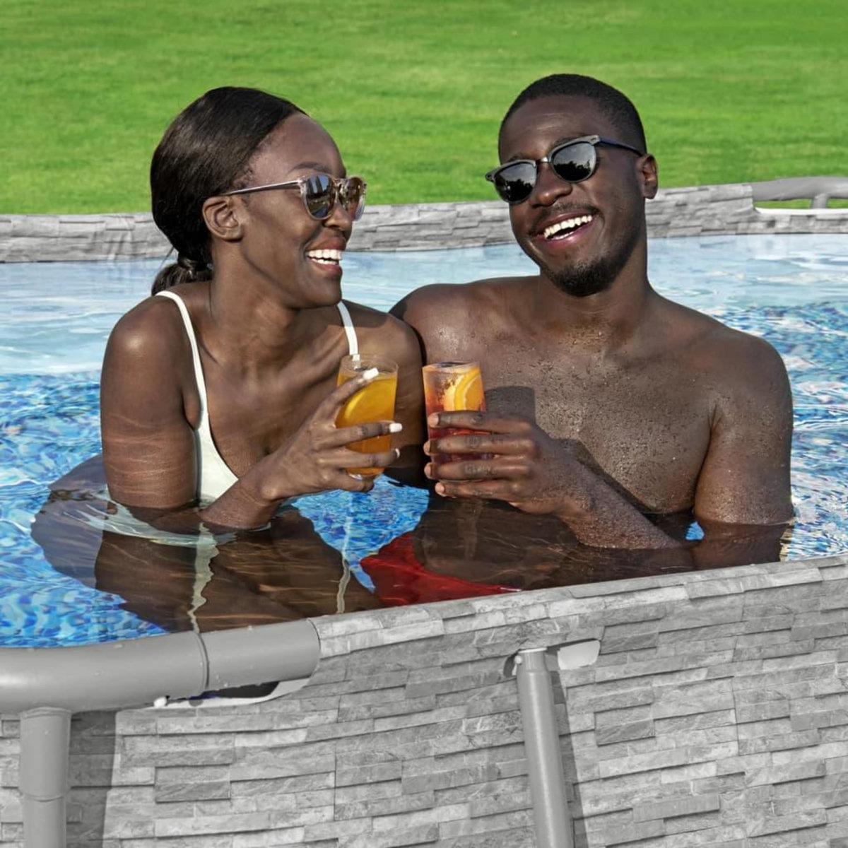 BESTWAY Bestway Ensemble de piscine Power Steel 427x250x100 cm