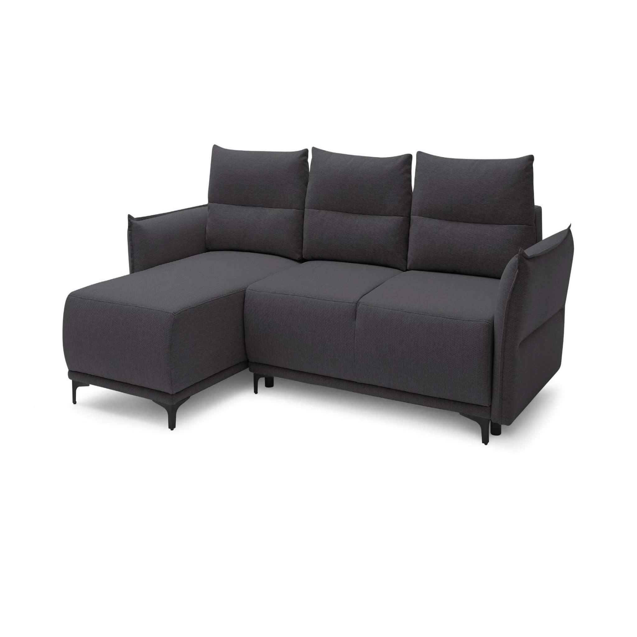 Voir la diapositive 6 : LISA DESIGN Arya - canapé d'angle réversible - convertible avec coffre - 4 places - style contemporain