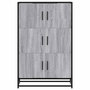 Voir la diapositive 4 : VIDAXL Buffet haut sonoma gris 68x35x106,5 cm bois ingenierie et metal
