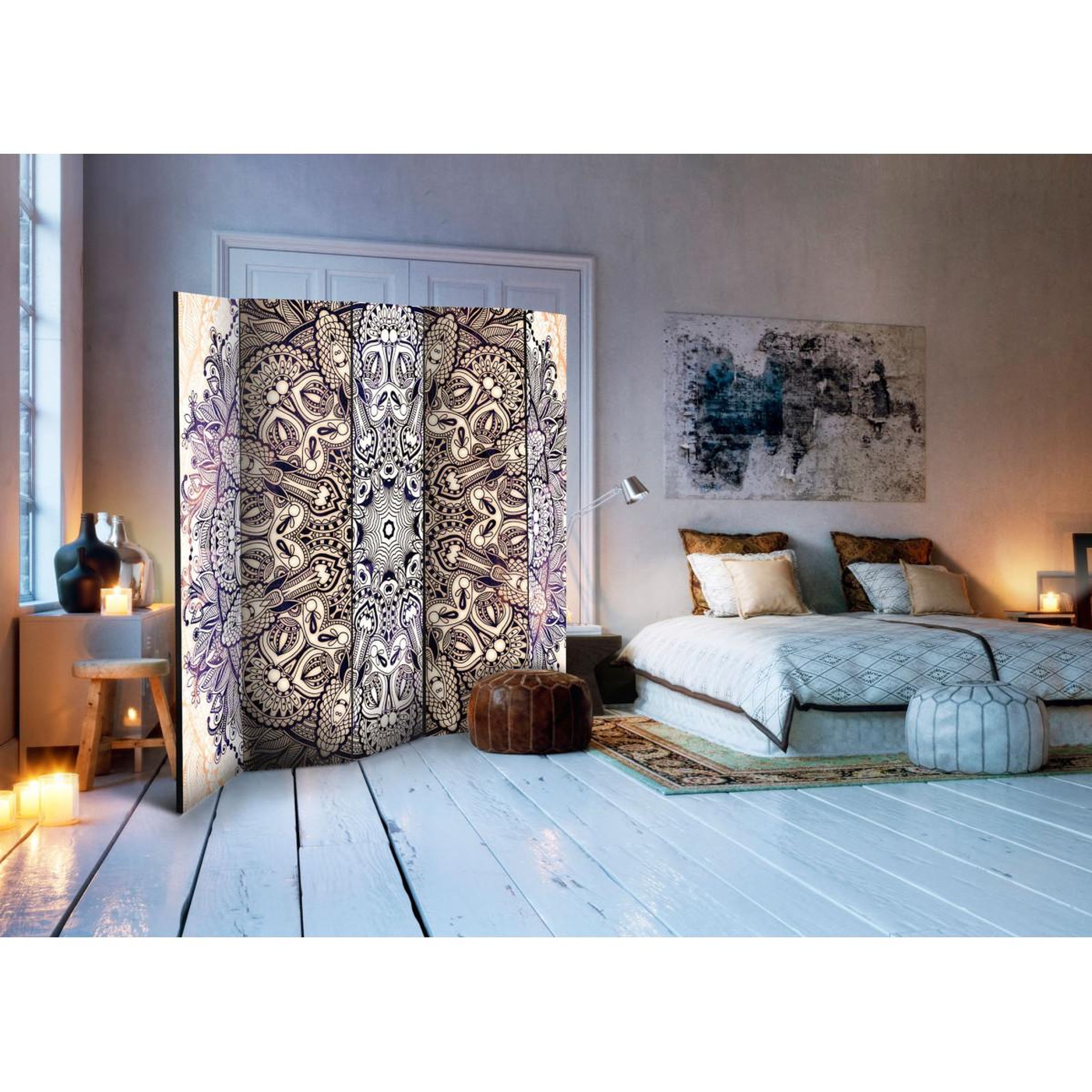 Voir la diapositive 2 : Paris Prix Paravent 5 volets  oriental artistry  172x225cm