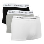CALVIN KLEIN JEANS x3 Boxers Noir/Gris/ Homme Calvin Klein Rise. Coloris disponibles : Blanc