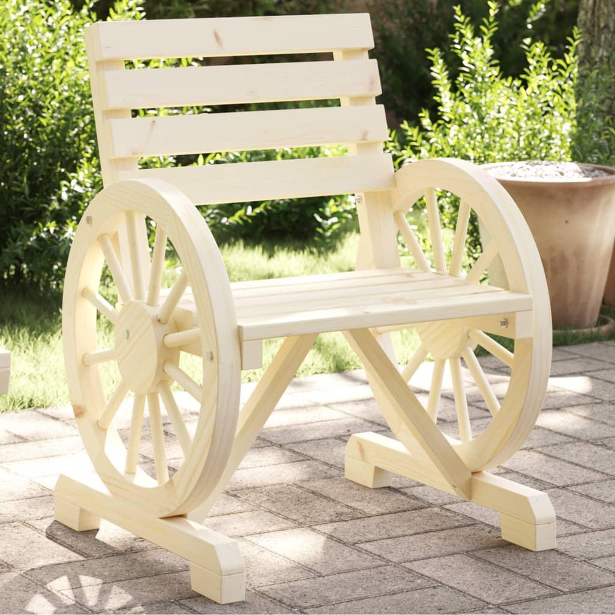 VIDAXL Chaises de jardin Bois de sapin massif