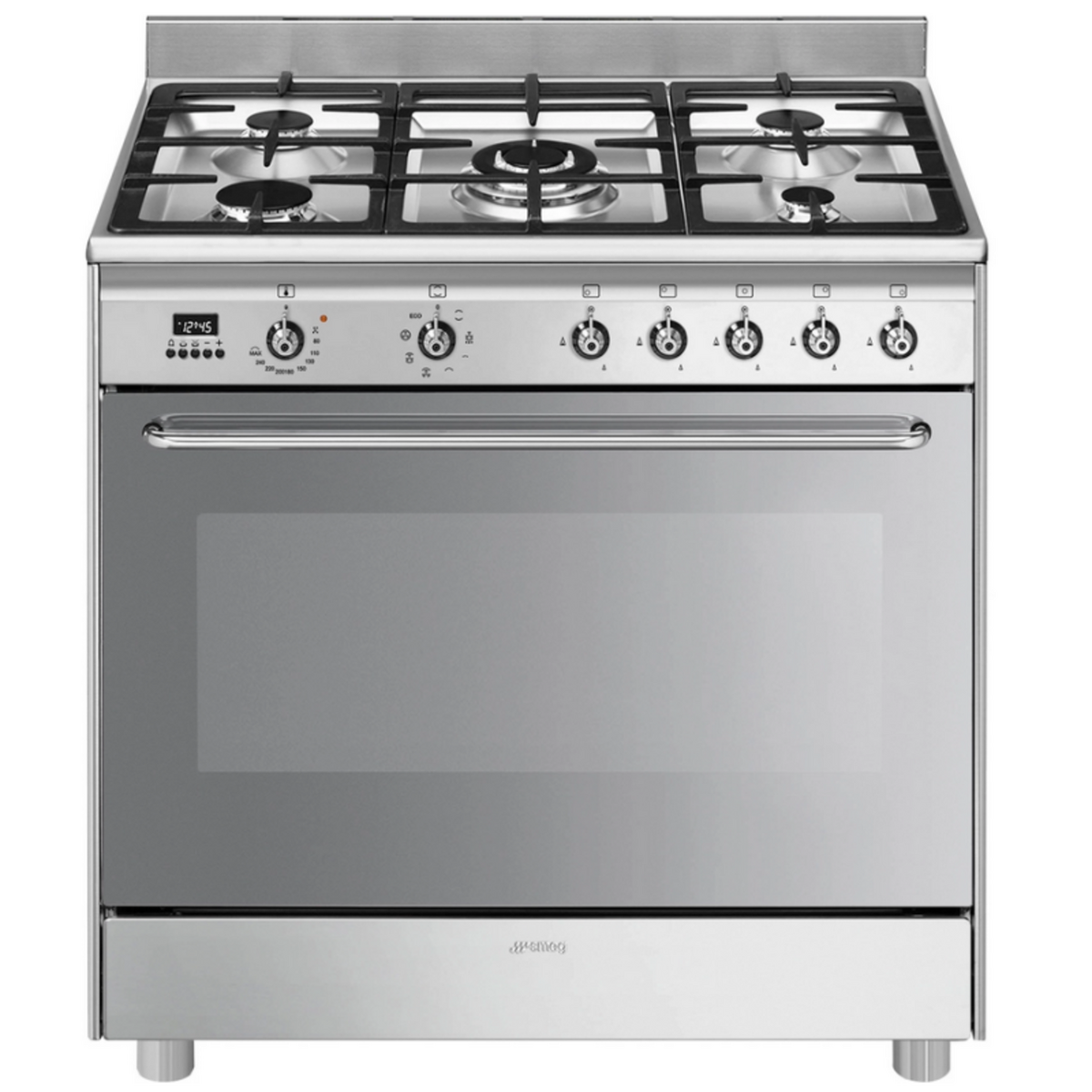 SMEG Piano de cuisson dessus gaz SMEG CG90X2