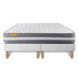 Voir la diapositive 5 : SEPTNUITS Matelas + double sommiers Memo Plus Mémoire de forme 3 zones