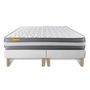 Voir la diapositive 5 : SEPTNUITS Matelas + double sommiers Memo Plus Mémoire de forme 3 zones