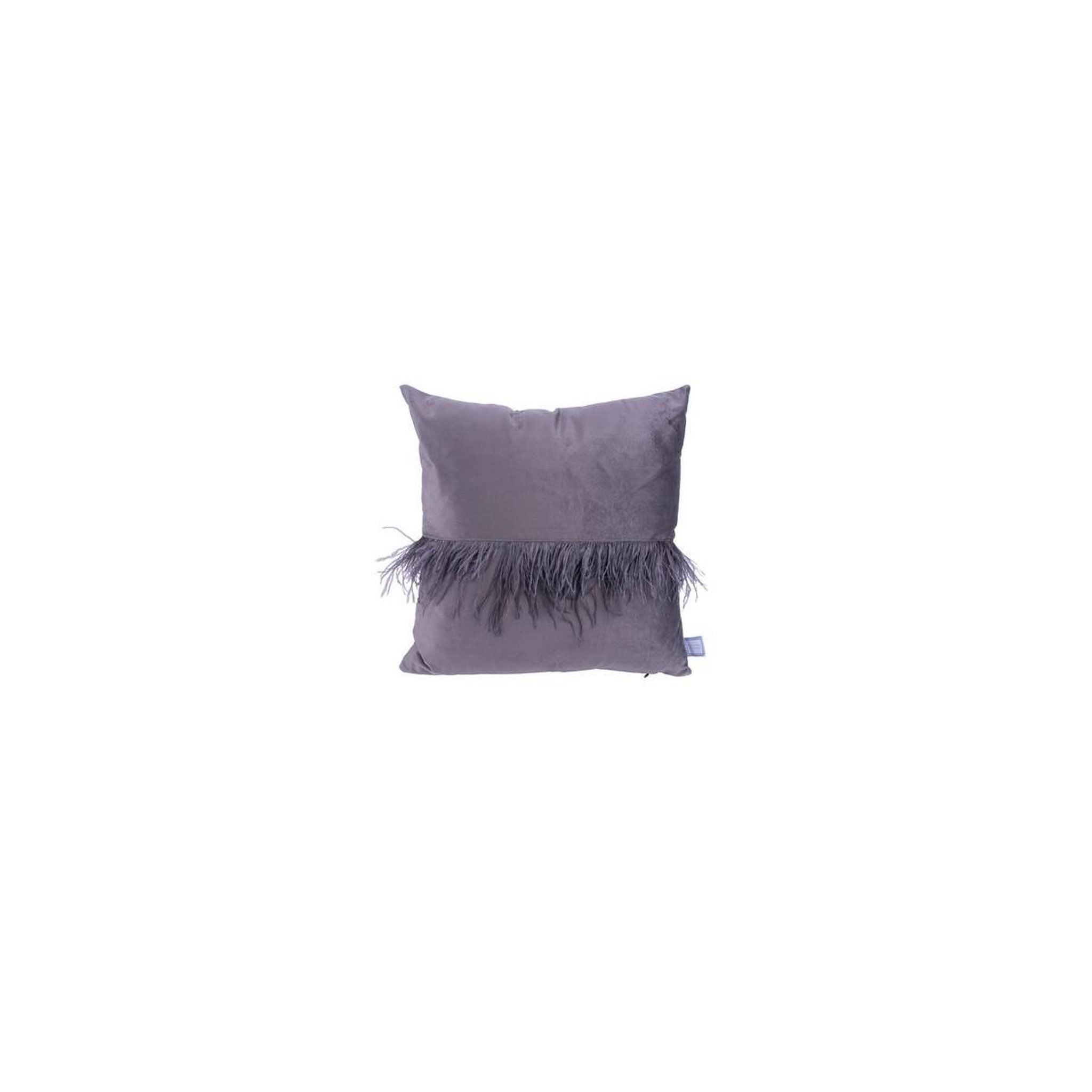 Voir la diapositive 5 : Paris Prix Ensemble coussin & plaid  palmira  130x170cm gris graphite