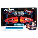 XSHOT ZURU Xshot Combo Pack (2 Kickback,2 Reflex 6)
