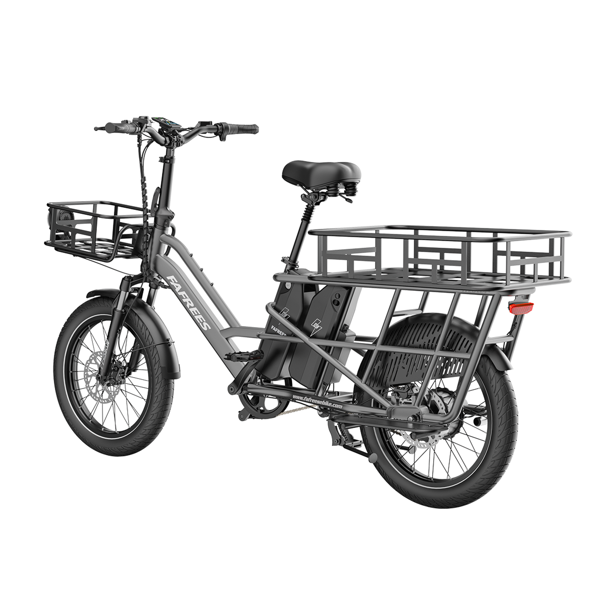 Voir la diapositive 3 : FAFREES Vélo cargo électrique familial fafrees ff20 cuv