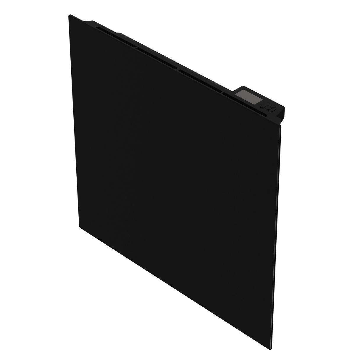 CAYENNE Radiateur électrique 1000W à inertie céramique en verre noir - Screen