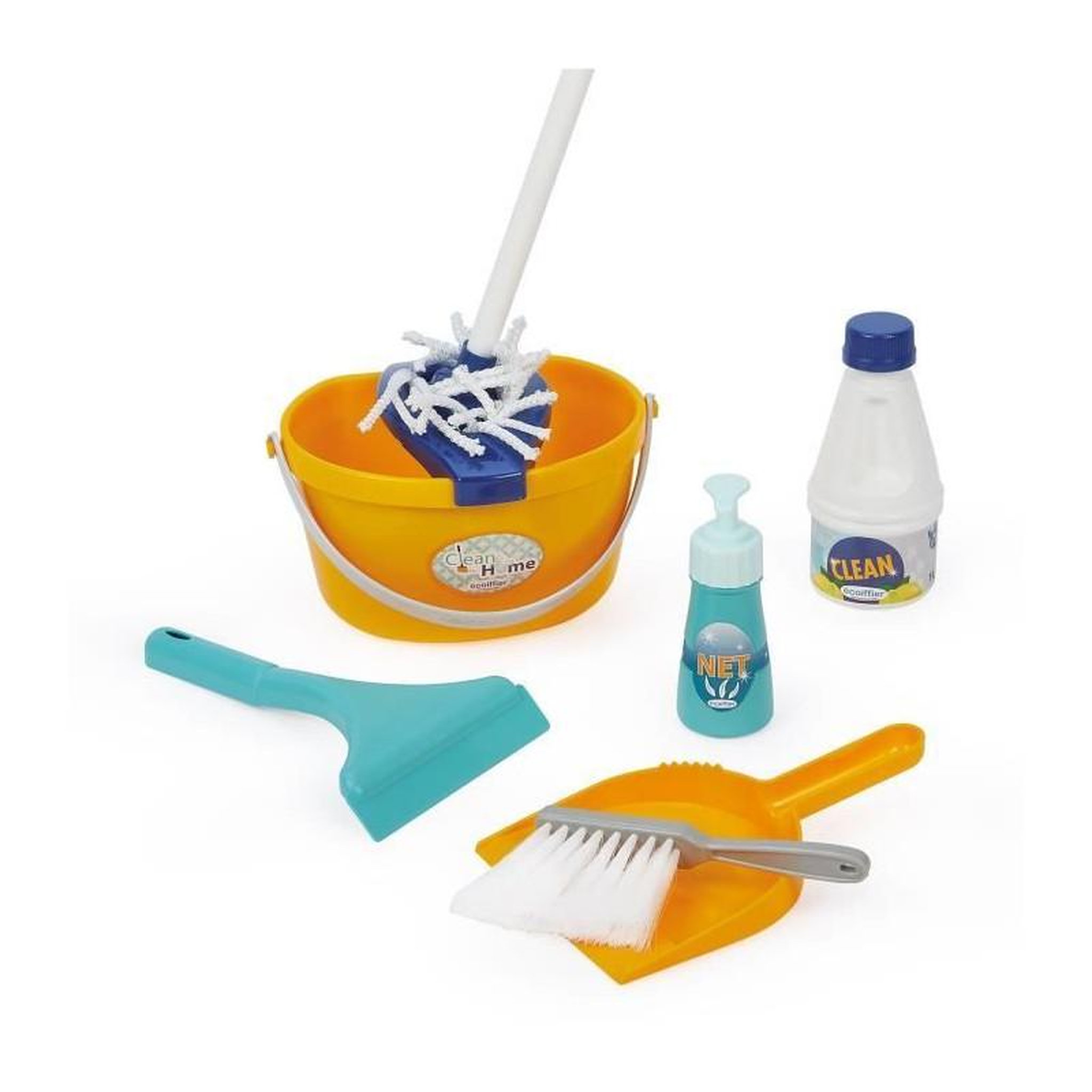 Voir la diapositive 1 : Ecoiffier Chariot ménage + aspirateur - ECOIFFIER - 2774 - Faire le ménage devien un plaisir