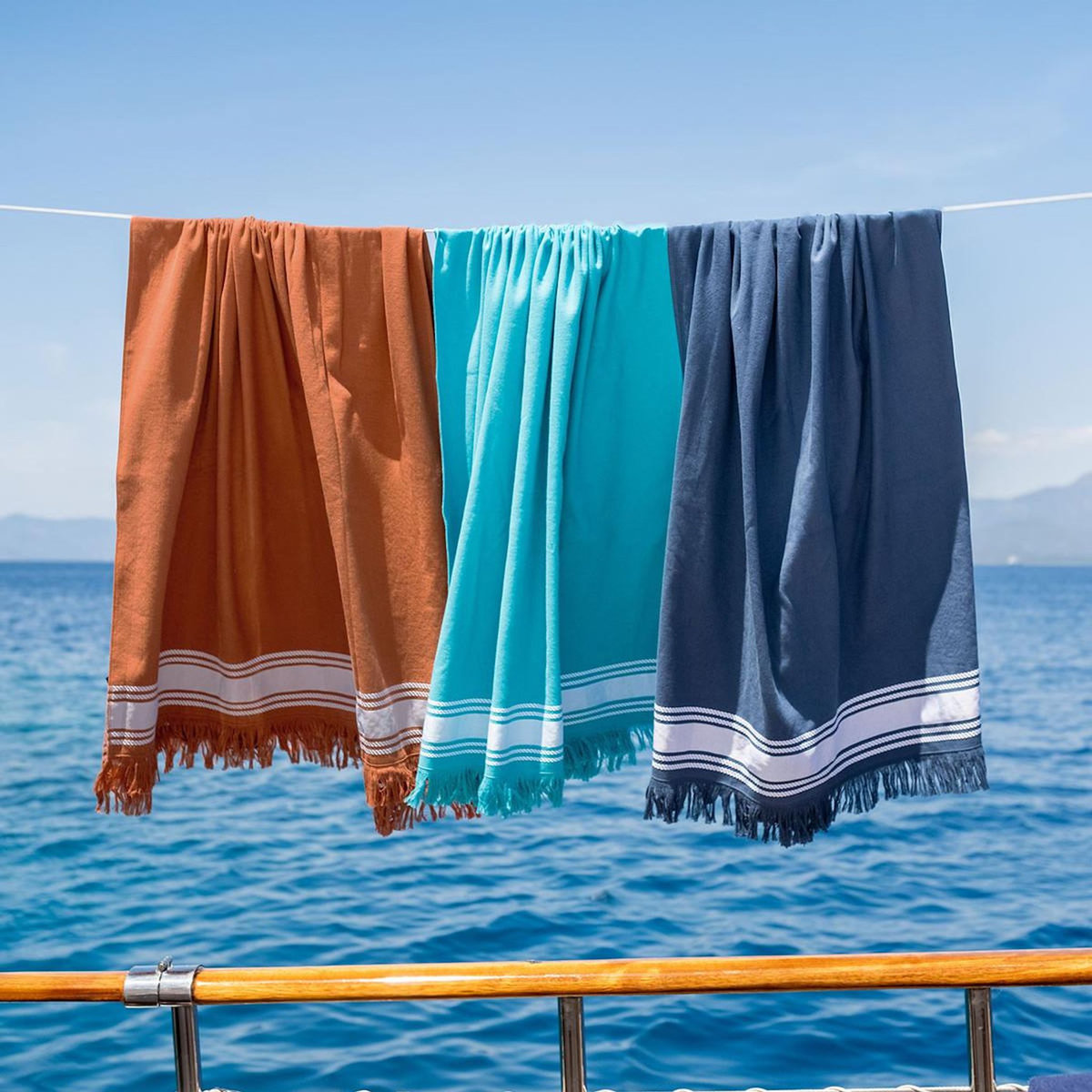 Sensei Maison Serviette de plage / fouta 100x180 cm BAHAMAS - 100x180 cm