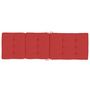 Voir la diapositive 5 : VIDAXL Coussins de chaise longue lot de 2 rouge tissu oxford
