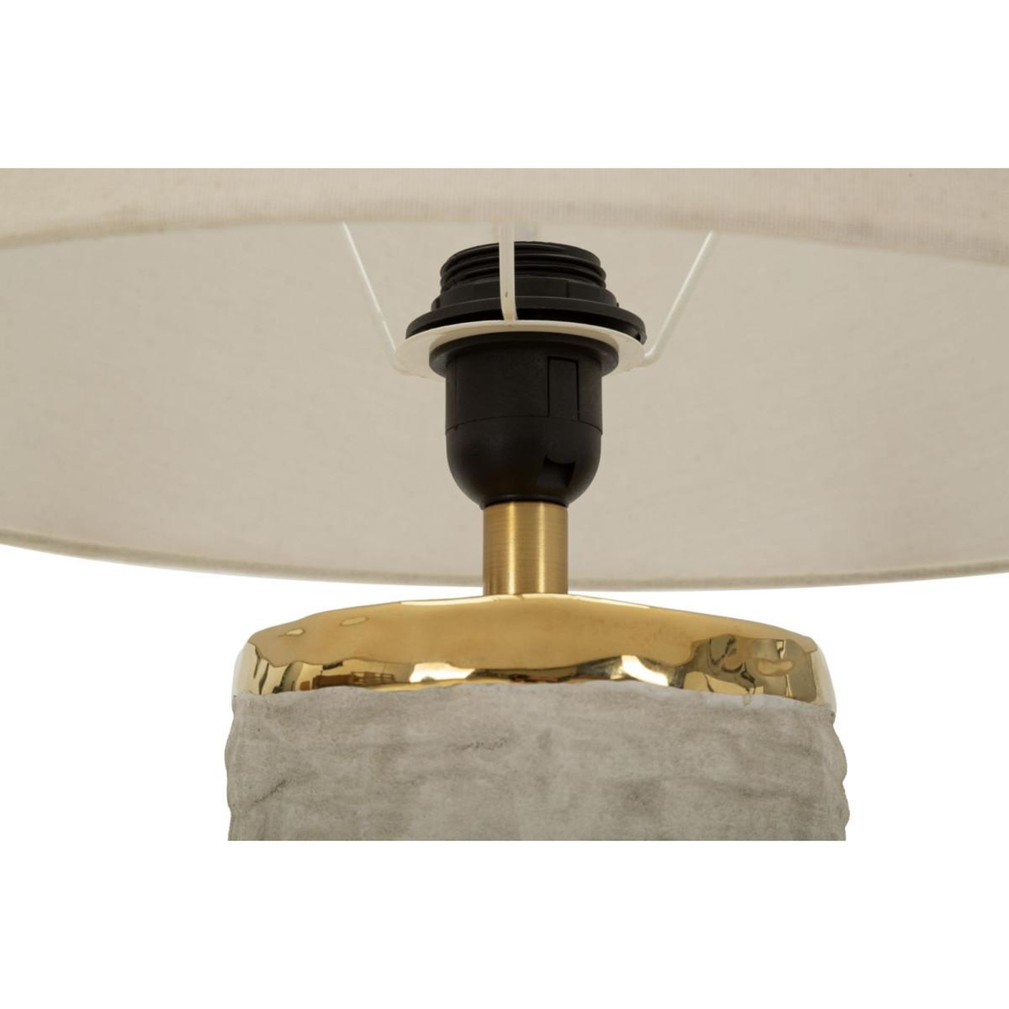 Voir la diapositive 2 : Paris Prix Lampe à poser en céramique  lima  73cm gris