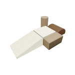 ELINELI Blocs de mousse beige aire de jeux