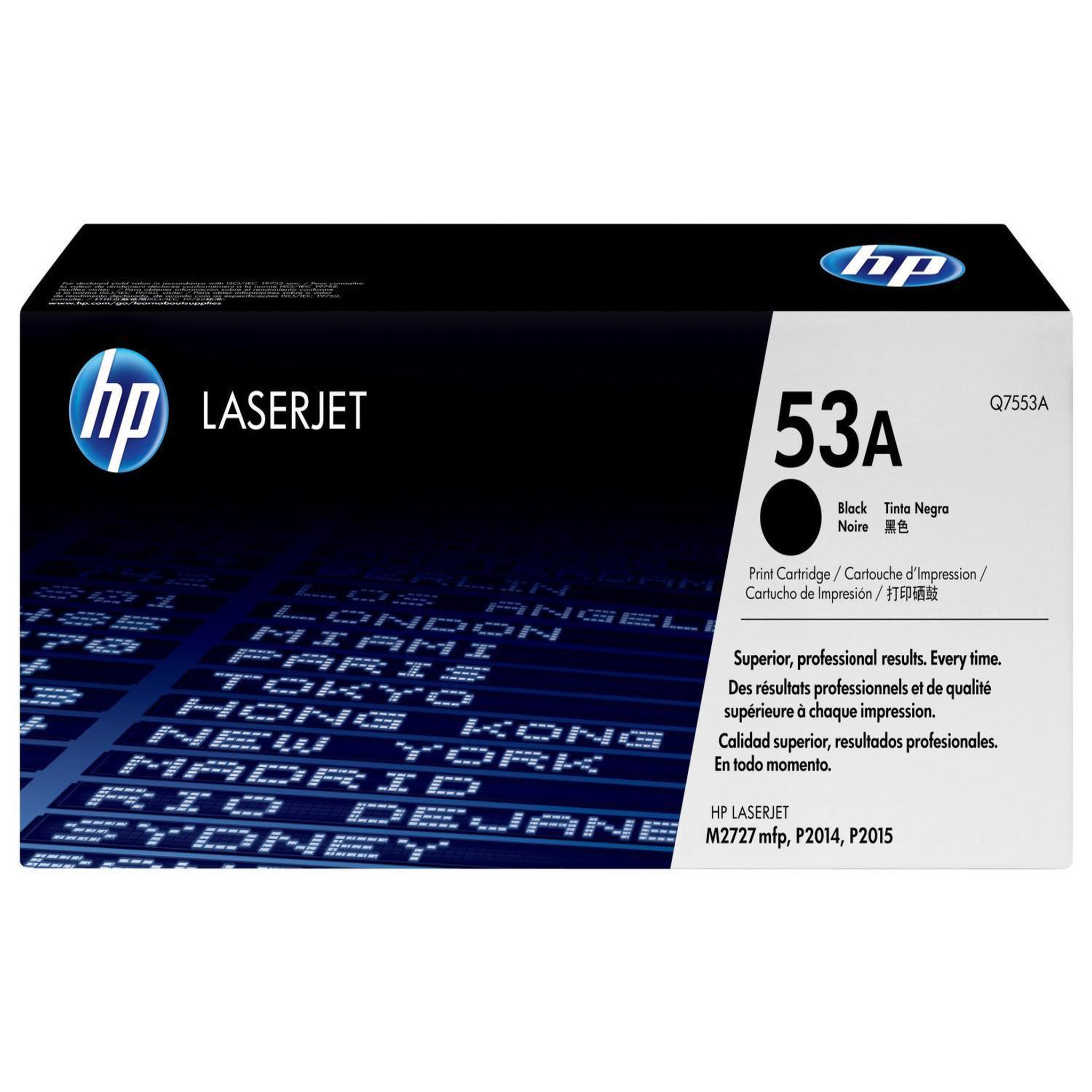 Voir la diapositive 2 : HP Toner HP Q7553A (53A) - Noir - original - LaserJet