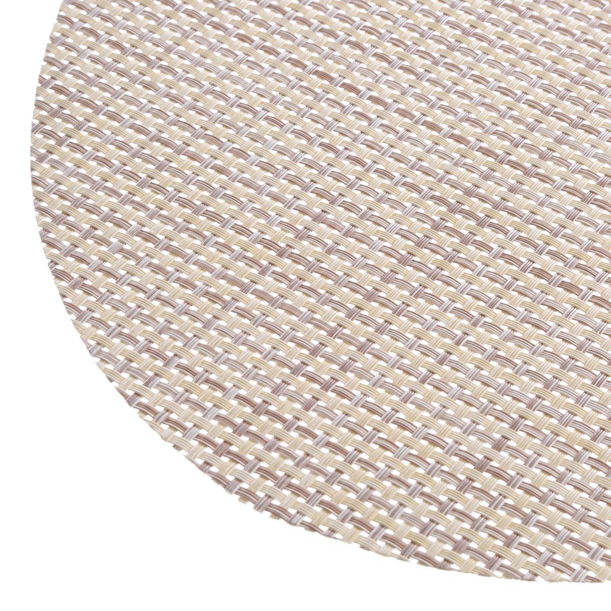 Voir la diapositive 2 : SECRET DE GOURMET Set de table ovale  maoli  35x48cm beige