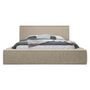 Voir la diapositive 2 : BEST MOBILIER Swan - lit coffre - 180x200 cm - sommier inclus - en velours côtelé grosses côtes