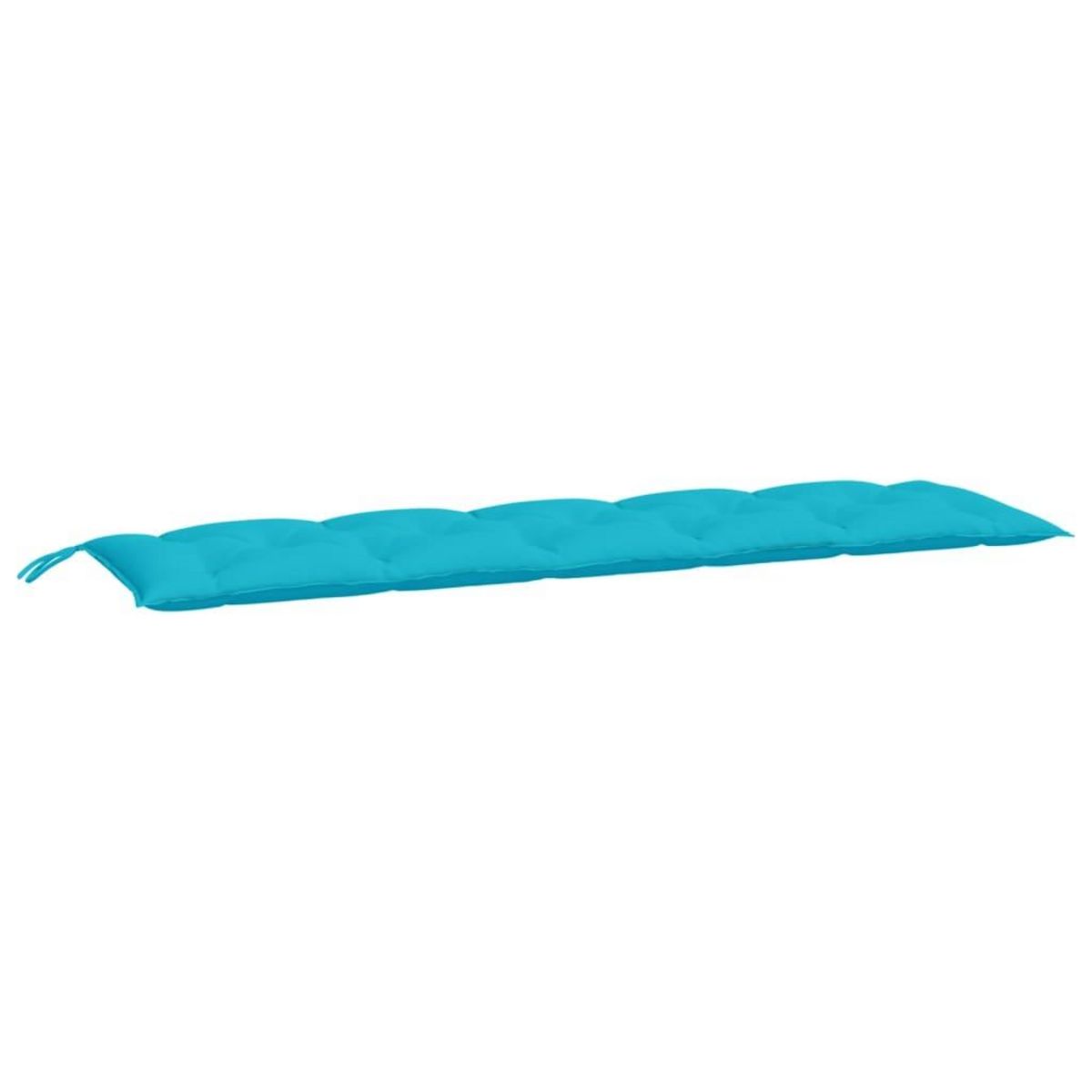 VIDAXL Coussins de banc de jardin lot de 2 turquoise tissu Oxford