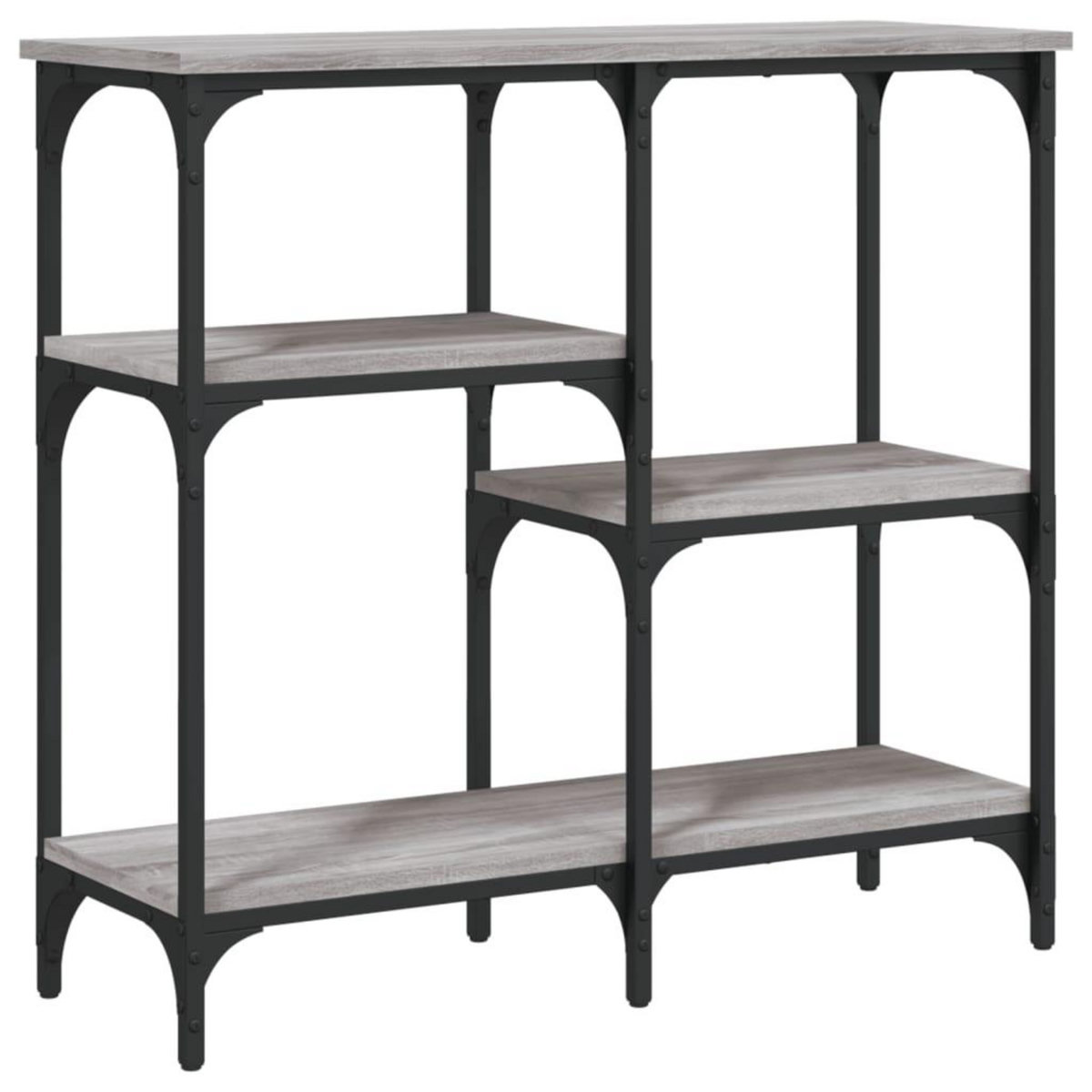 VIDAXL Table console sonoma gris 80x29x75 cm bois d'ingenierie