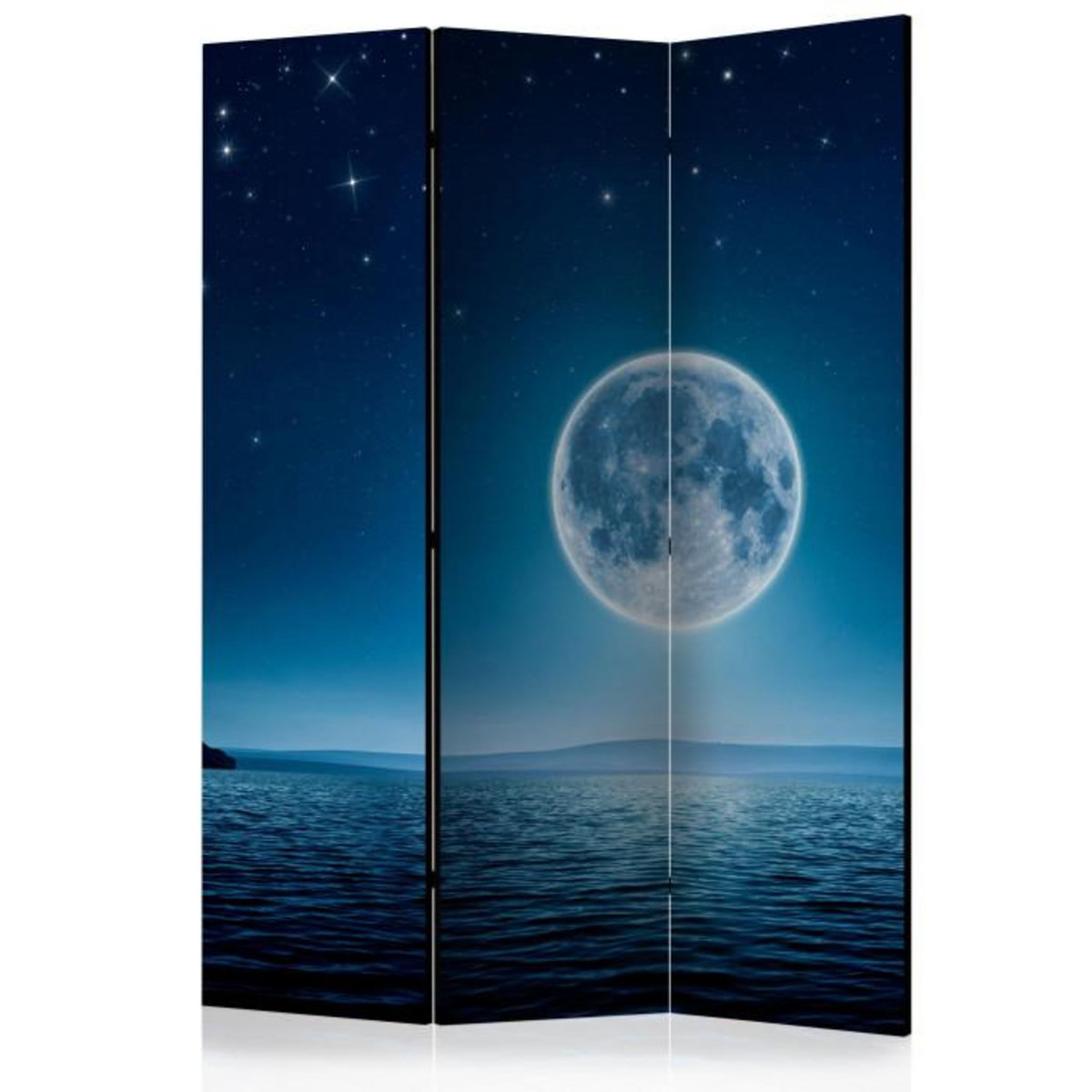 Paris Prix Paravent 3 Volets  Moonlit Night  135x172cm