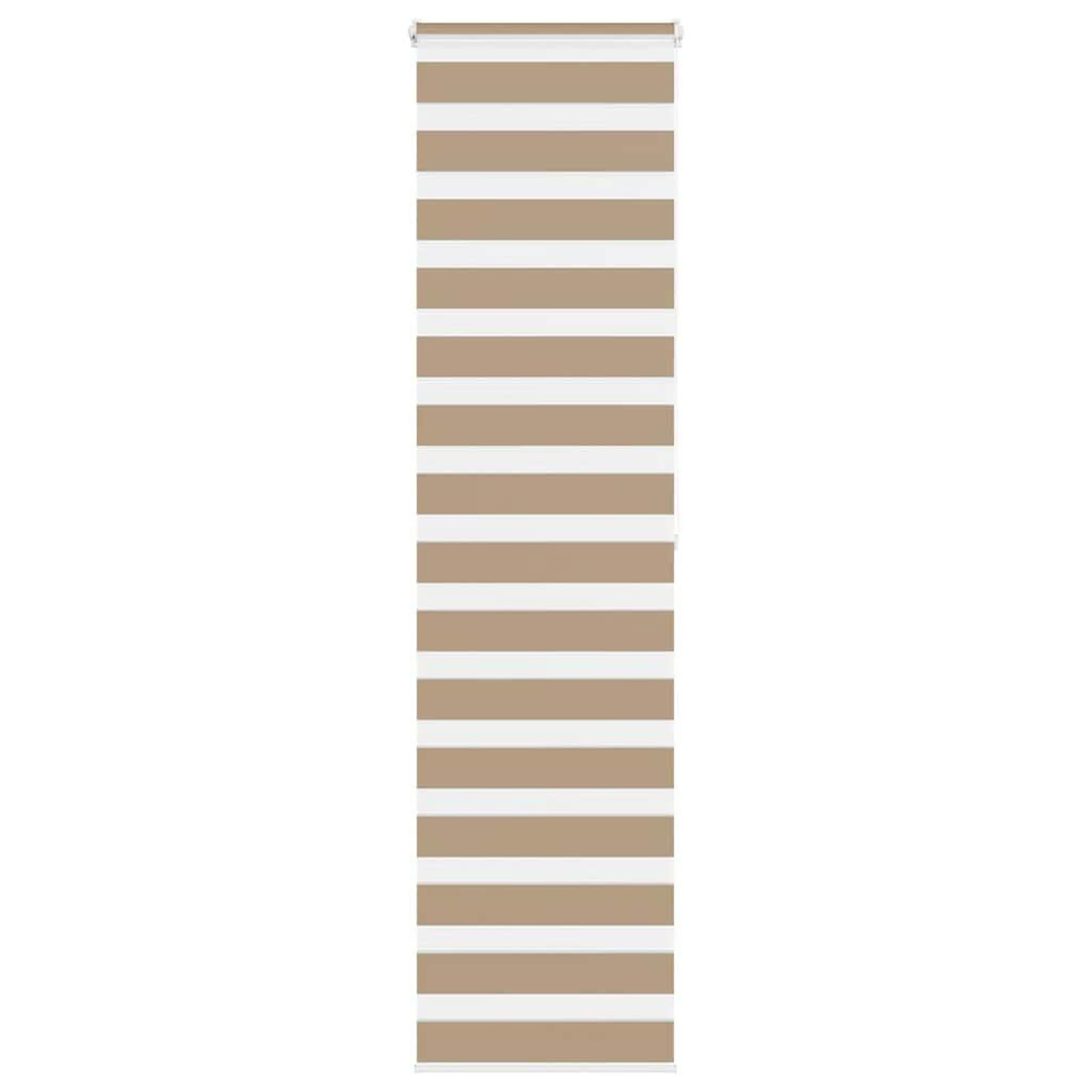 VIDAXL Store zebre marron sable largeur du tissu 55,9 cm polyester