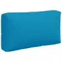 VIDAXL Coussins de palette 3 pcs bleu tissu