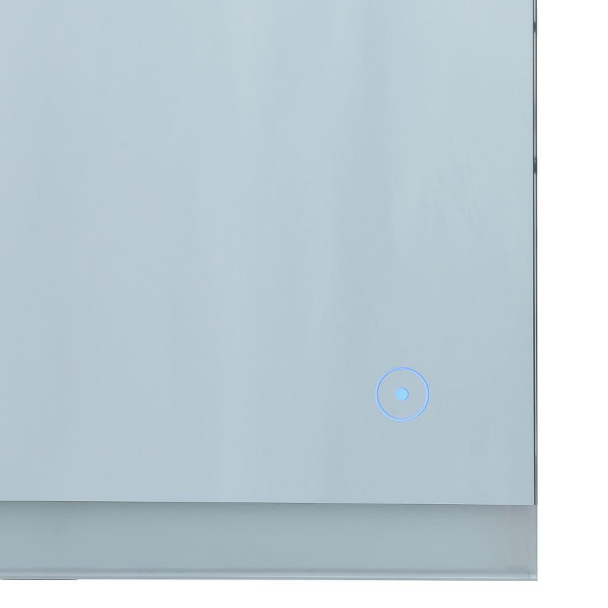 VIDAXL Miroir mural a LED de salle de bain et capteur tactile 100x60cm