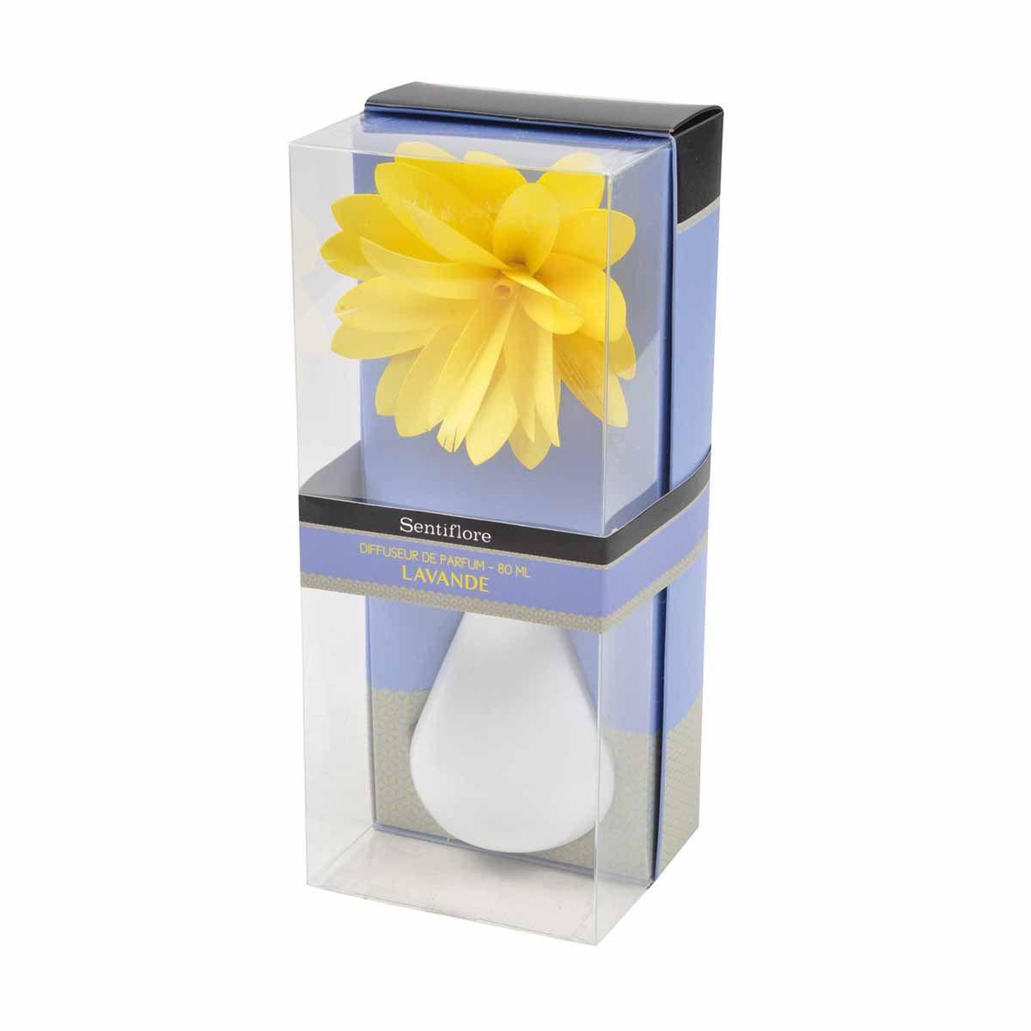 HOMEA Diffuseur de parfum  tige fleur  80ml lavande