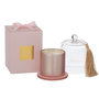 Voir la diapositive 2 : Paris Prix Bougie Parfumée Cloche  Cloe  15cm Sapphire Amber Tea
