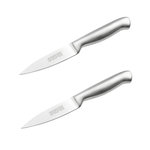 NIROSTA Ensemble de 2 Couteaux d'office en inox 20 cm en tout Nirosta Star