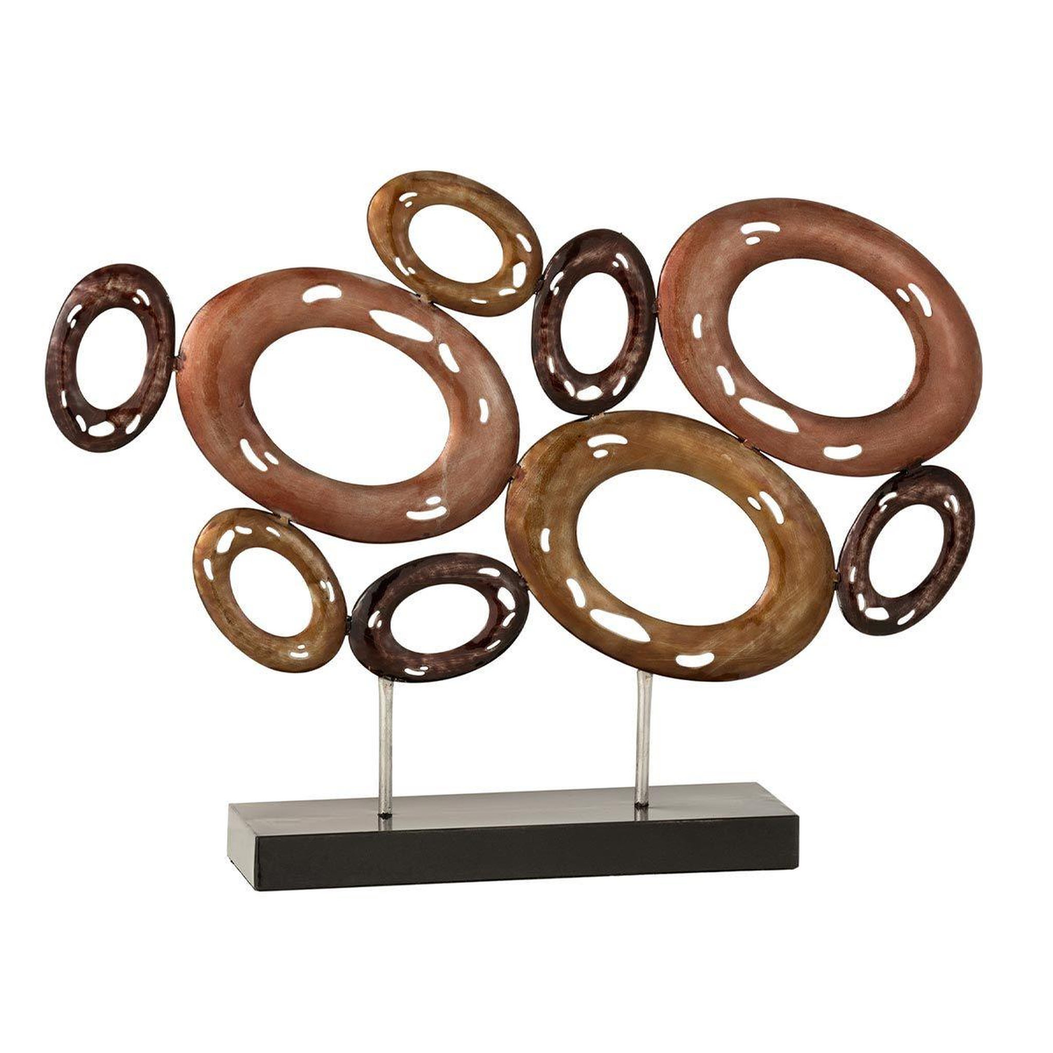 J-LINE Cercles sur pied  ouverts  56cm naturel