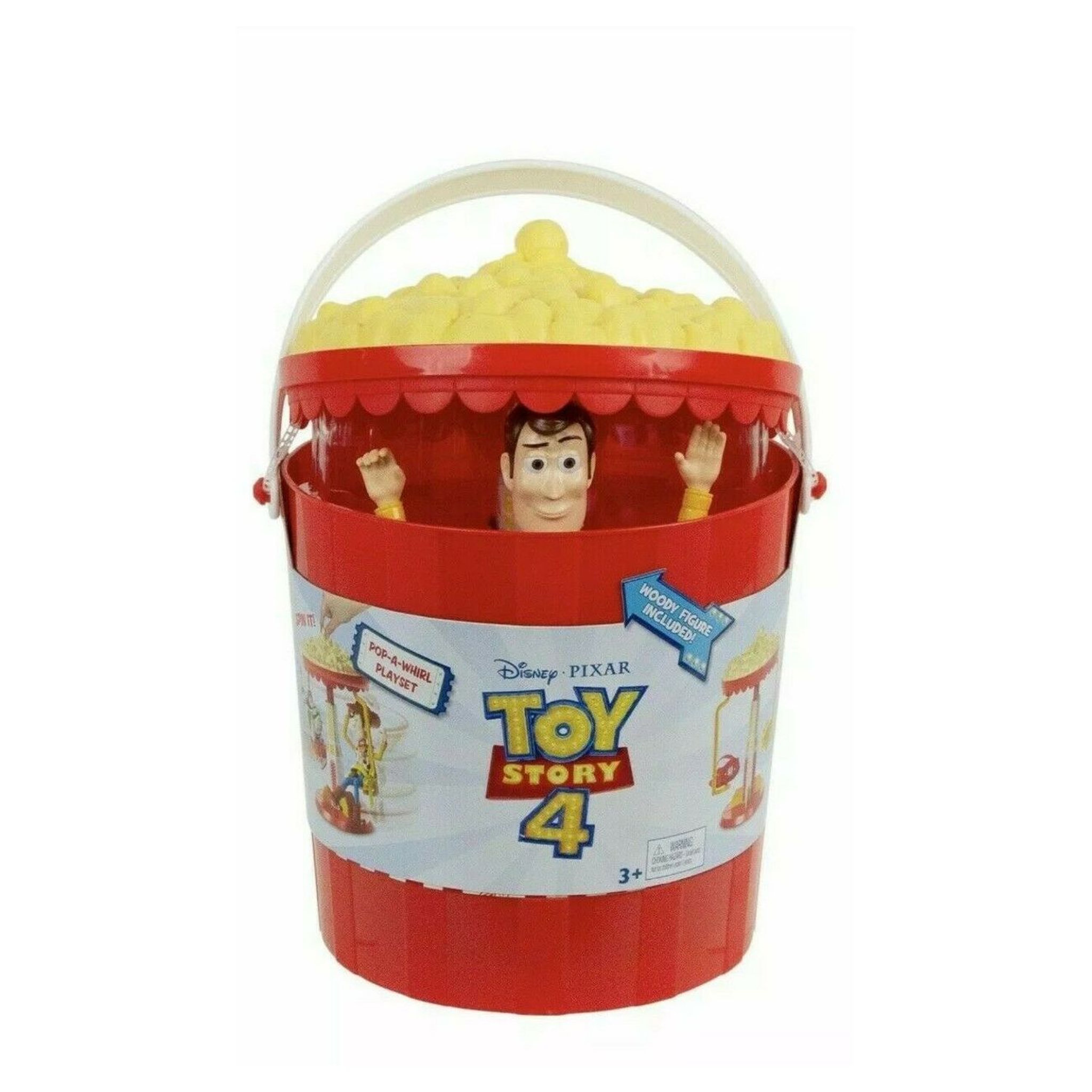 Voir la diapositive 2 : Seau + figurine Woody Pop-a-Whirl - Toy Story 4