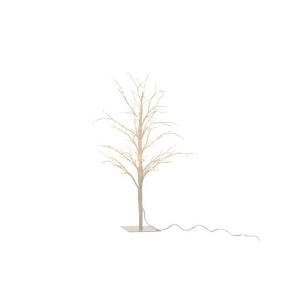Paris Prix Plante Artificielle Déco LED  Arbre Nu  57cm Blanc