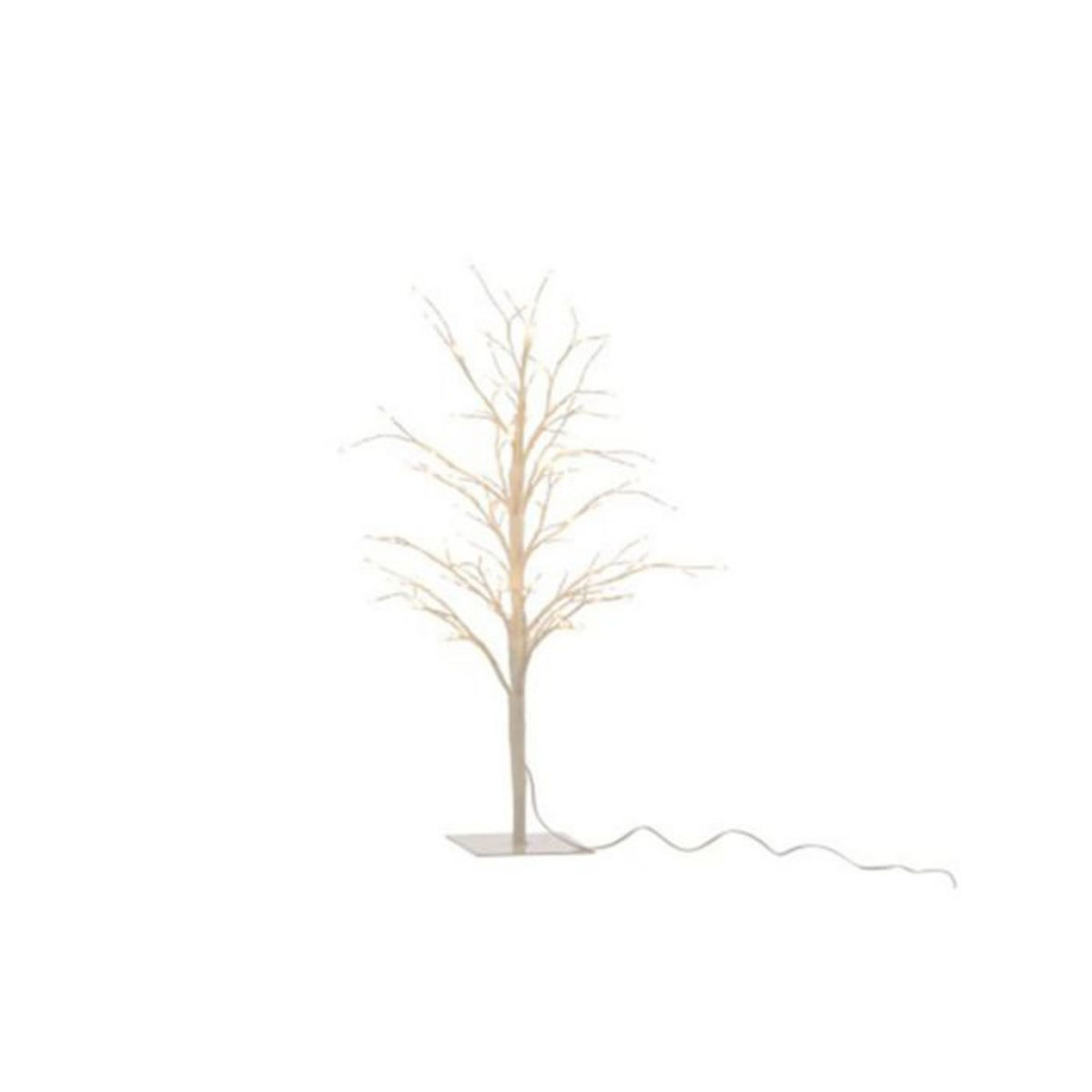 Paris Prix Plante Artificielle Déco LED  Arbre Nu  57cm Blanc