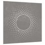 Voir la diapositive 3 : VIDAXL Decoration murale jardin 55x55 cm acier corten design du soleil