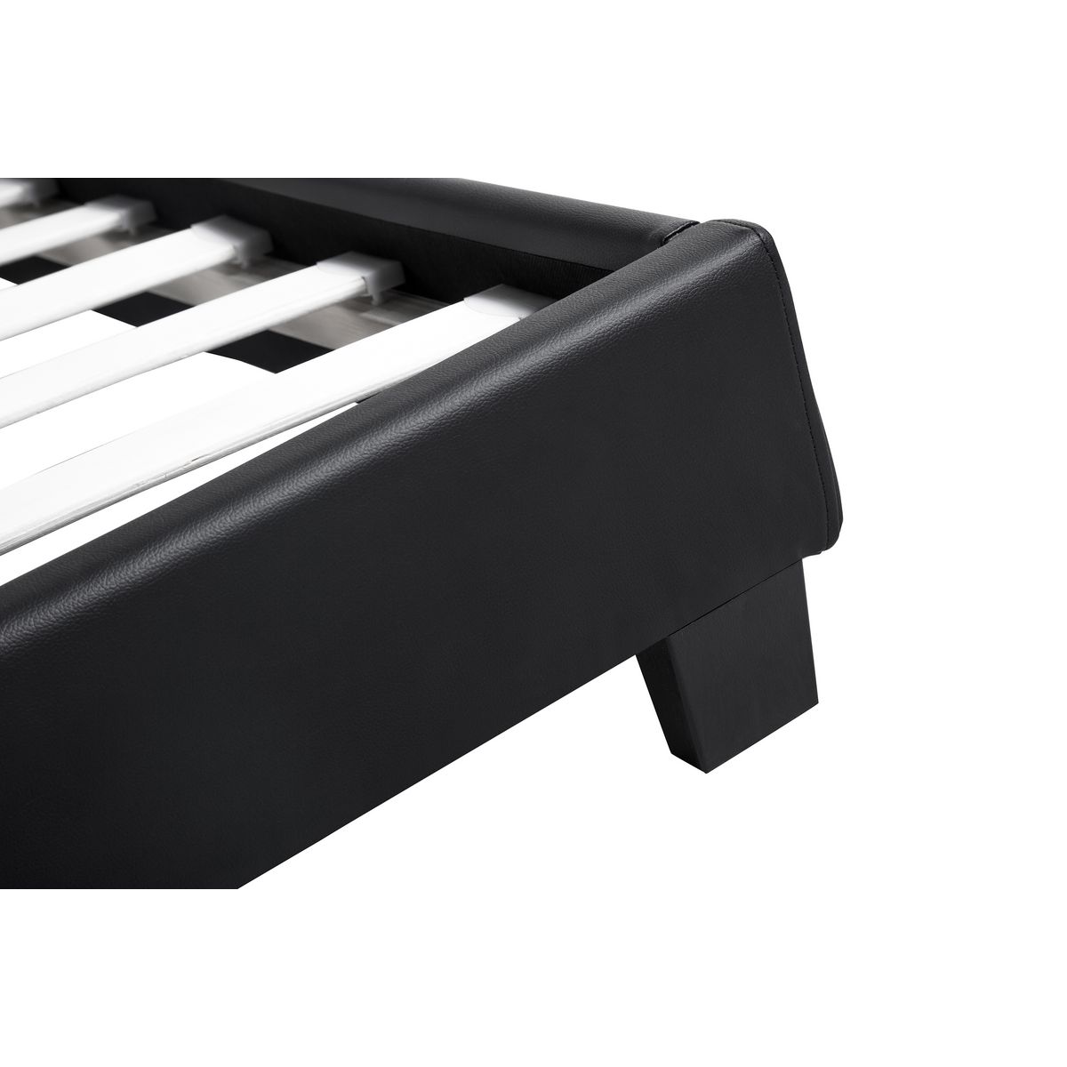 Lit avec tête de lit et sommier à lattes 140x190 cm MARTIN