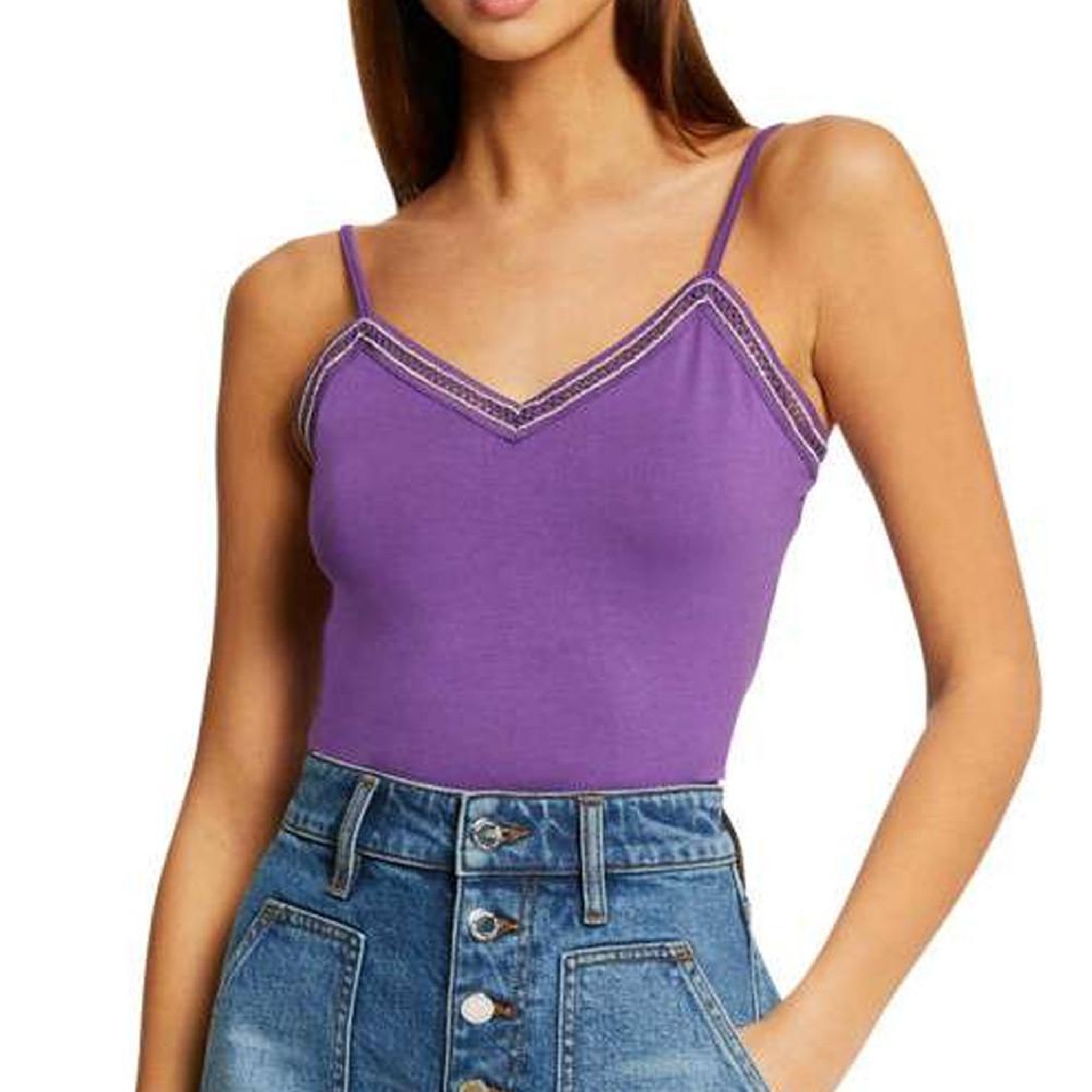 MORGAN Top Violet Femme Morgan Biks. Coloris disponibles : Violet