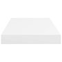 Voir la diapositive 5 : VIDAXL Etagere murale flottante blanc 50x23x3,8 cm MDF