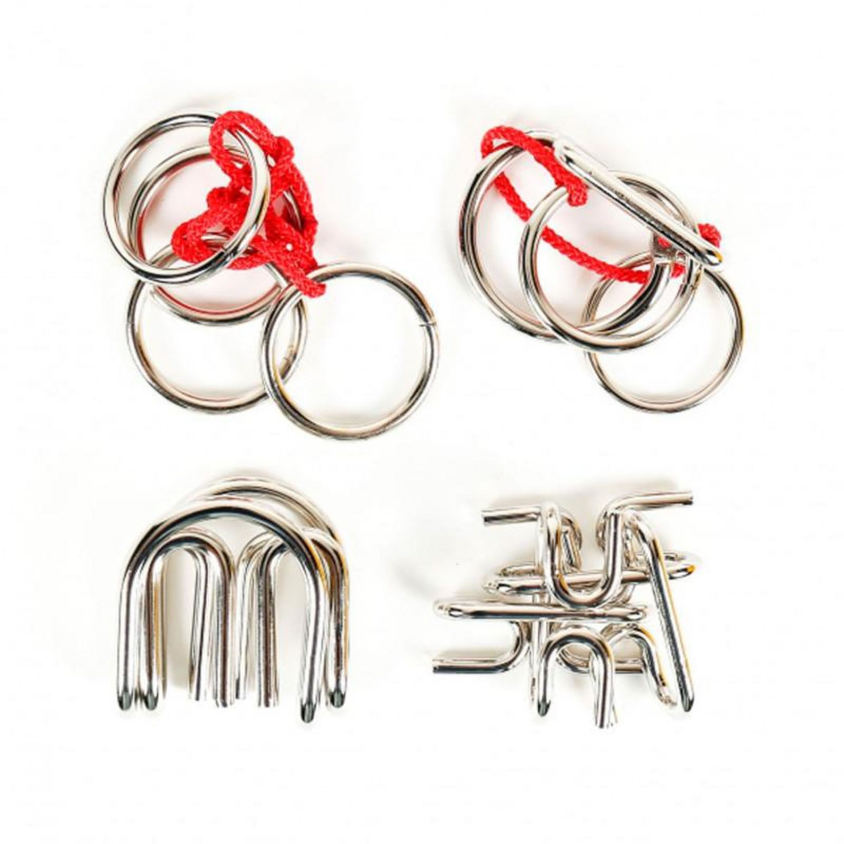 Eureka Toys EUREKA Metal Brain Puzzles Extreme, 4pcs.