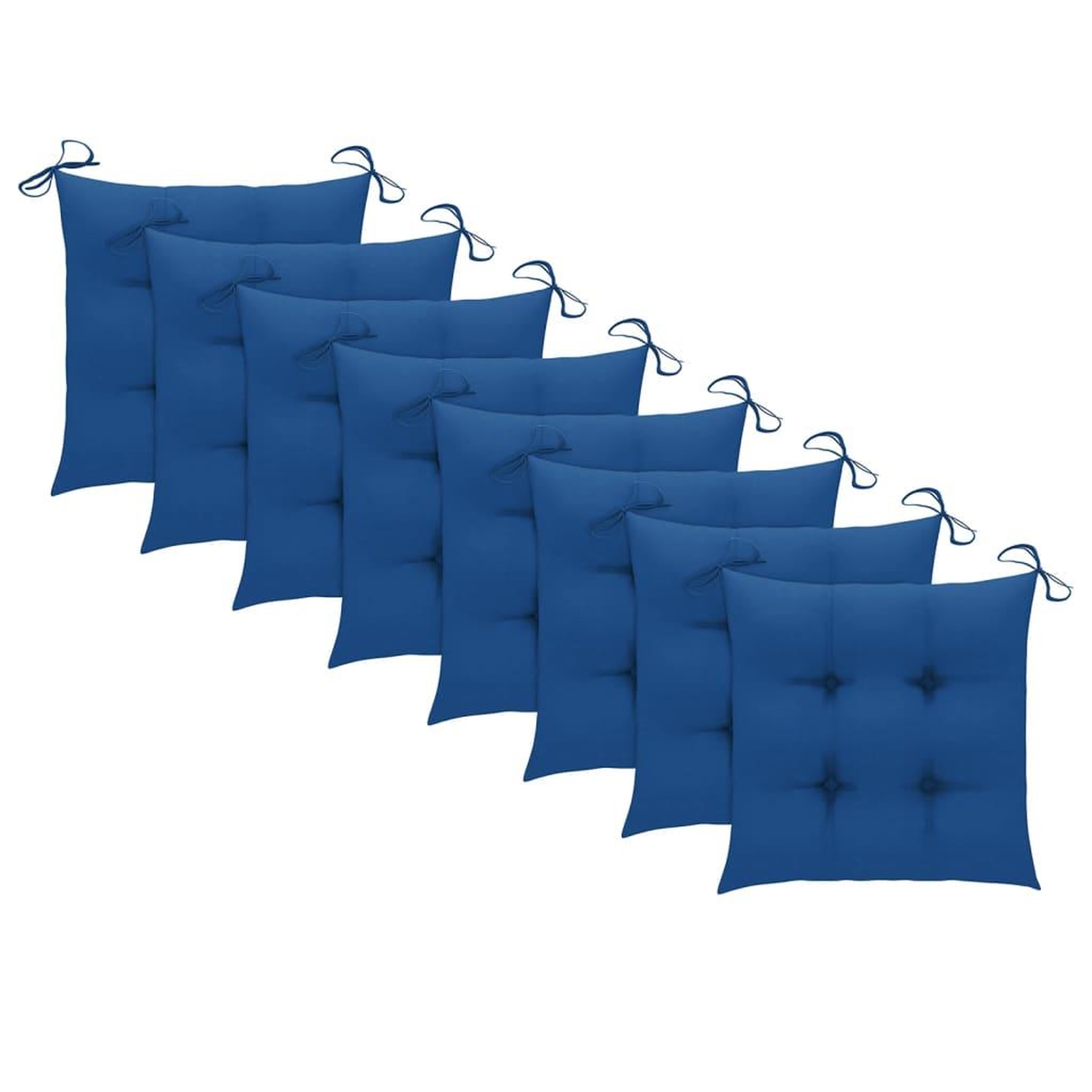 Voir la diapositive 5 : VIDAXL Chaises de jardin et coussins lot de 8 Bois acacia solide Gris